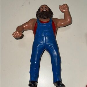 Action Figure with Blue Overalls